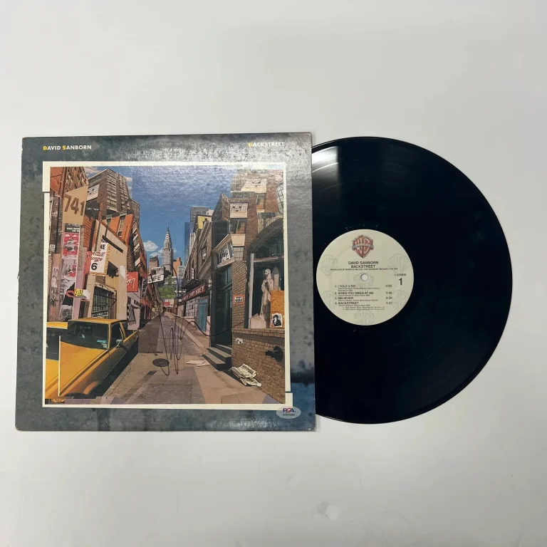 David Sanborn Signed Backstreet Vinyl Album PSA Autographed