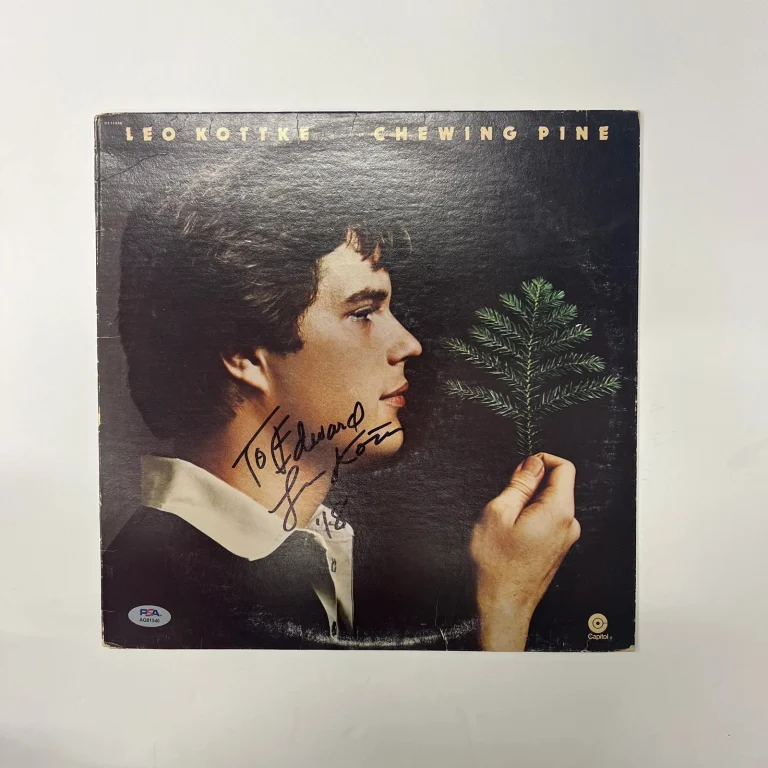 Leo Kottke Signed Chewing Pine Vinyl Album PSA Autographed