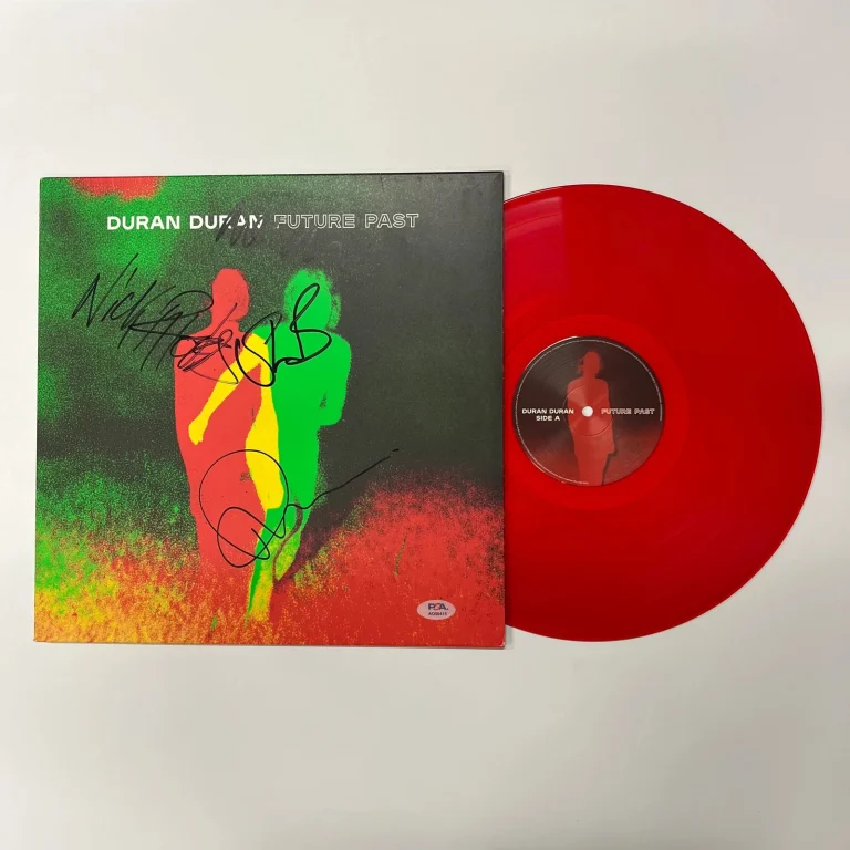 Simon Le Bon, Nick Rhodes, John Taylor, Roger Taylor Signed Vinyl Album PSA Auth