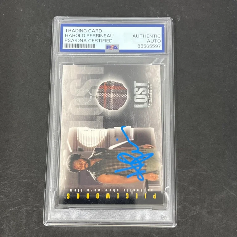 2006 Inkworks #PW-4 Harold Perrineau Signed Card PSA Autographed