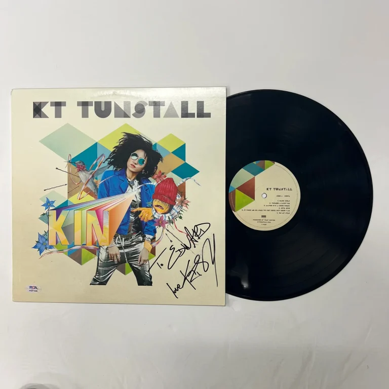 KT Tunstall Signed KIN Vinyl Album PSA Autographed