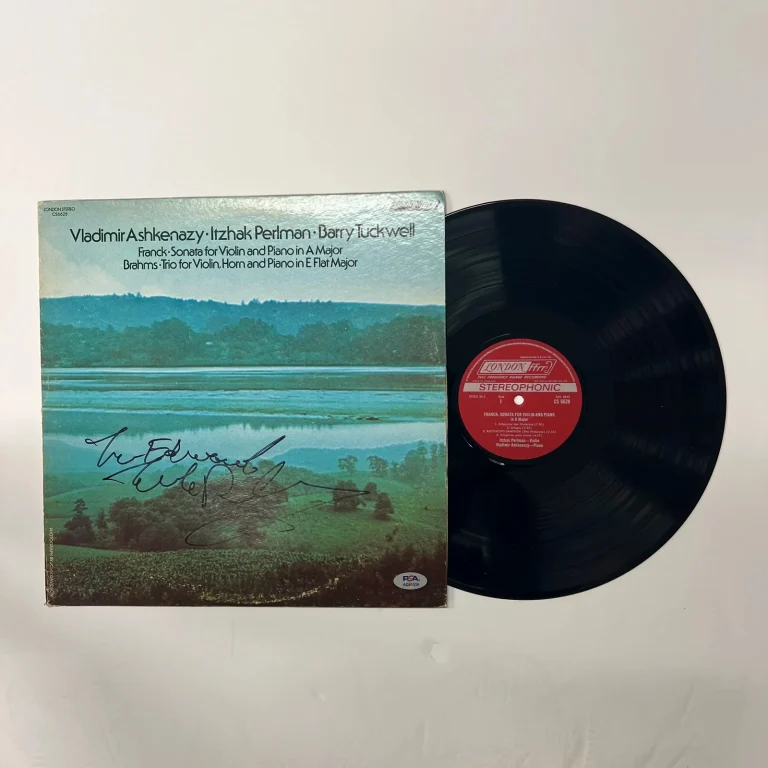 Itzhak Perlman Signed Franck: Sonata for Violin and Piano in A Major Vinyl PSA