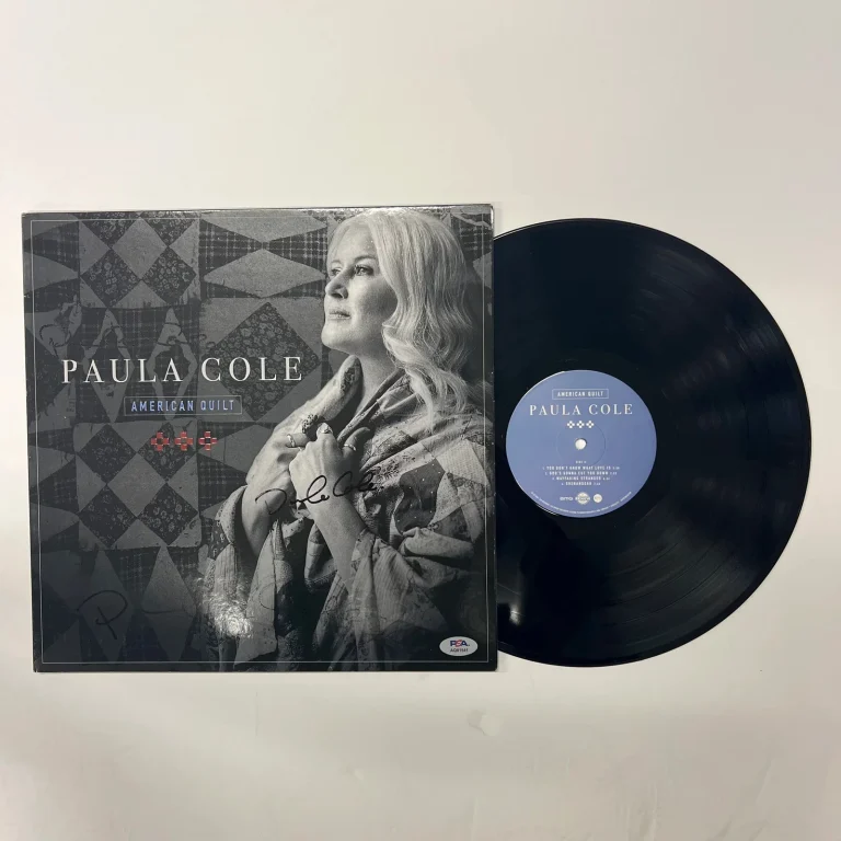 Paula Cole Signed American Quilt Vinyl Album PSA Autographed