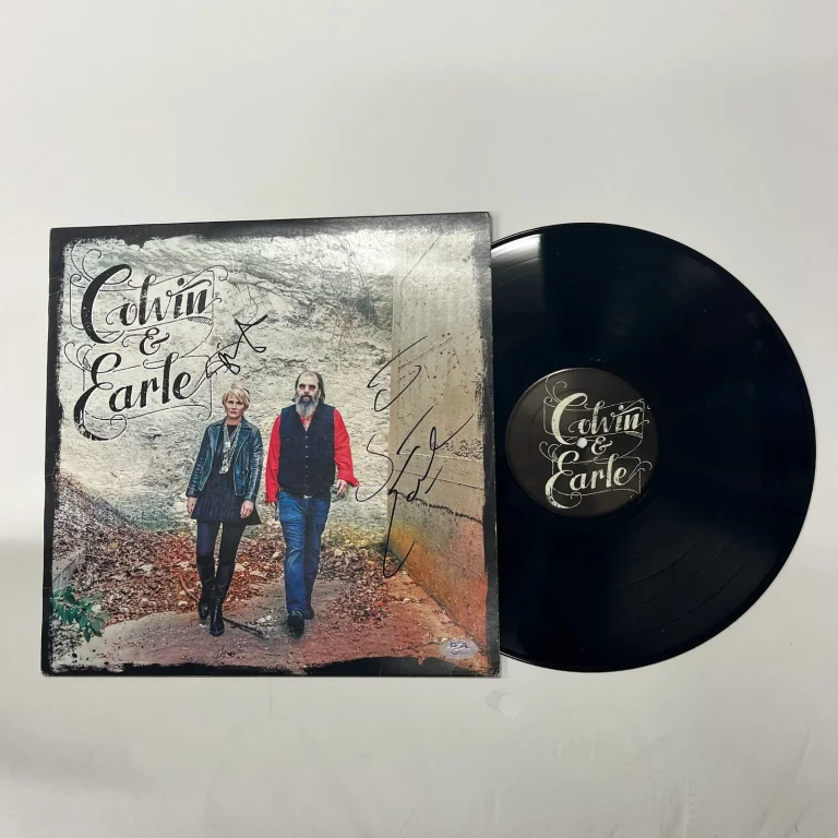 Shawn Colvin and Steve Earle Signed Colvin & Earle Vinyl Album PSA Autographed