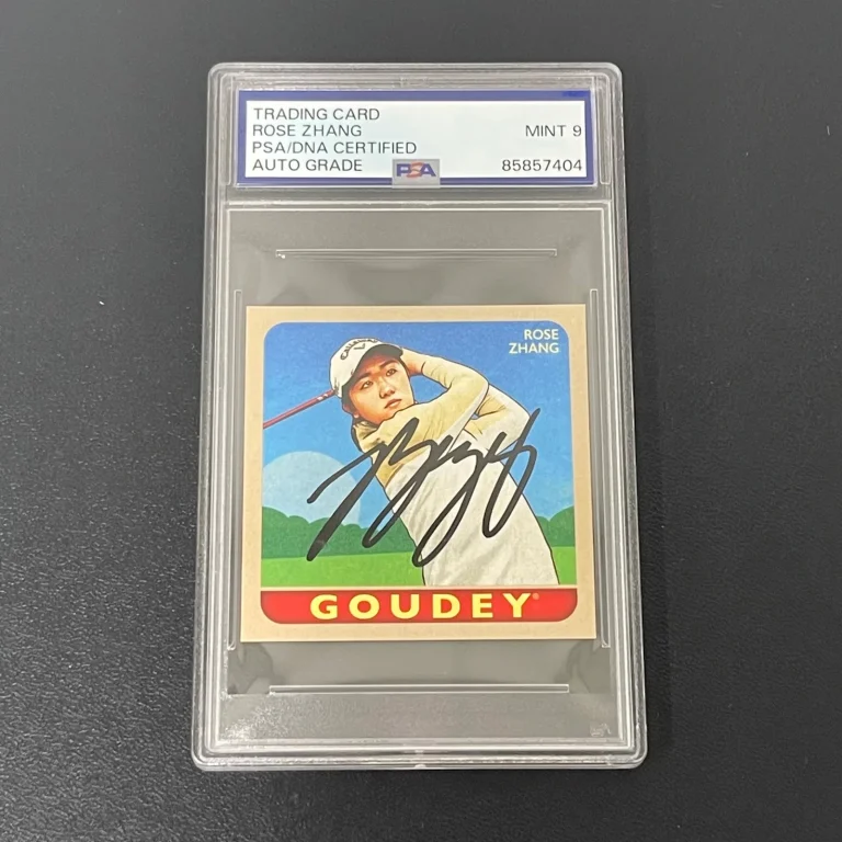 2025 Upper Deck Goodwin Champions#G-27 Rose Zhang Signed Card Auto 9 PSA Slabbed