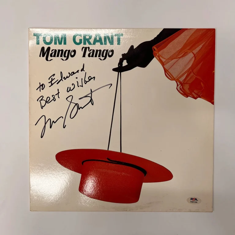 Tom Grant Signed Mango Tango Vinyl Album PSA Autographed