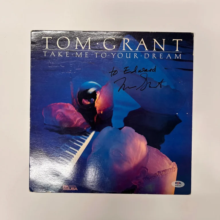 Tom Grant Signed Take Me to Your Dream Vinyl Album PSA Autographed