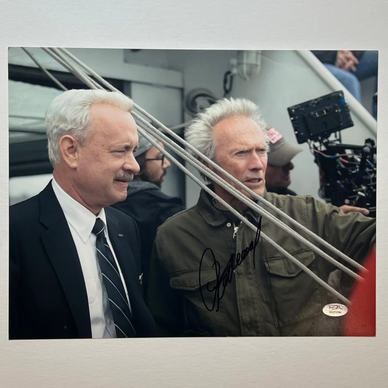 Clint Eastwood Signed 11x14 Photograph Sully PSA Autographed