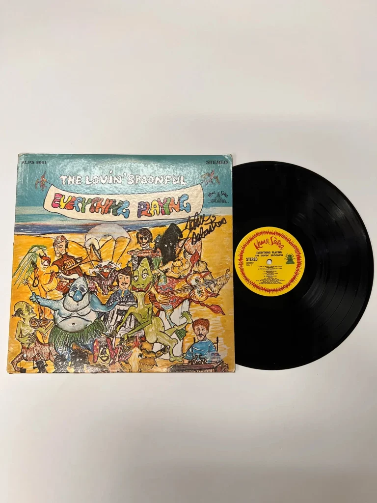 John Sebastian Signed Everything Playing by The Lovin' Spoonful Vinyl Album PSA
