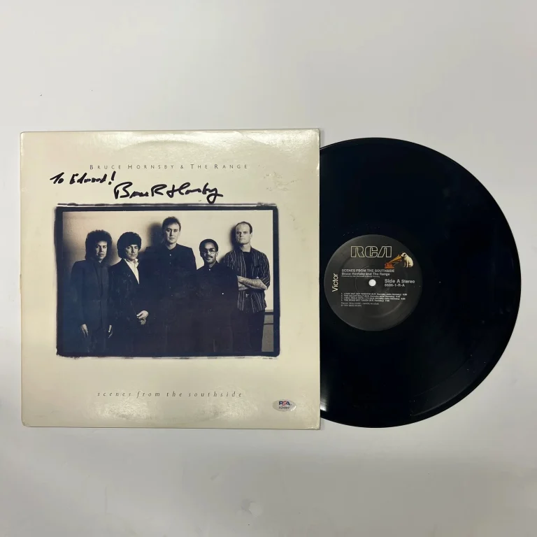 Bruce Hornsby Signed Scenes from the Southside Vinyl Album PSA Autographed
