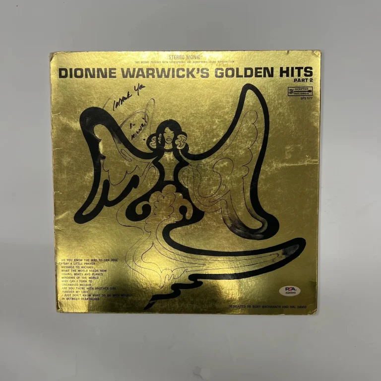 Dionne Warwick Signed Golden Hits Part 2 Vinyl Album PSA Autographed