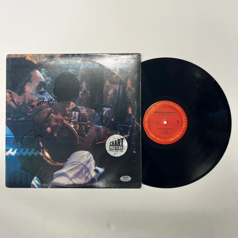 Branford Marsalis Signed Renaissance Vinyl Album PSA Autographed