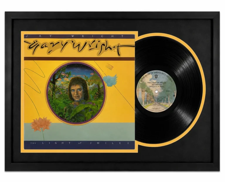 Gary Wright Signed The Light of Smiles Customed Framed Vinyl PSA Album Auth