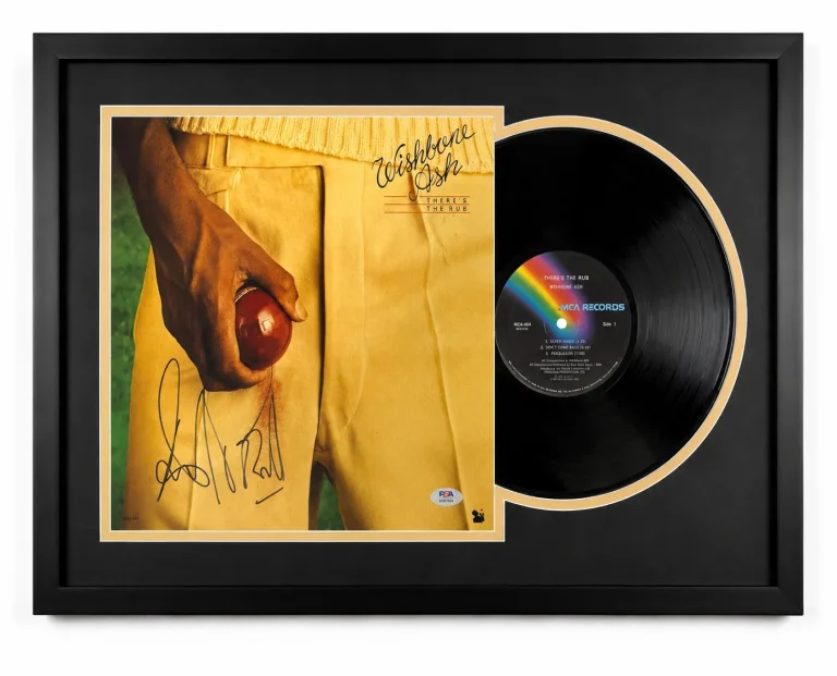 Laurie Wisefield Signed There's the Rub Framed Vinyl PSA Album Auth