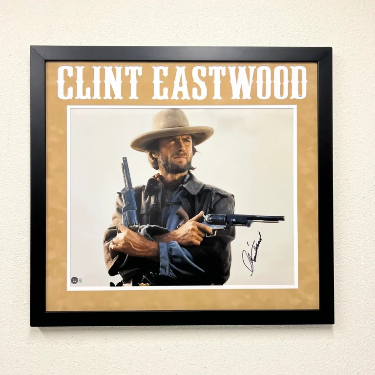 Clint Eastwood Signed The Outlaw Josey Wales 24x26 Framed Photo BAS Autographed