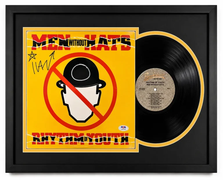 Ivan Doroschuk Signed Men Without Hats Customed Framed Vinyl PSA Album Auth