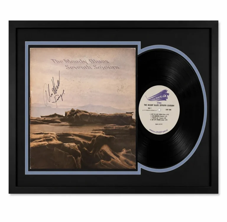 Alan Hewitt Signed Seventh Sojourn Framed Vinyl PSA Album Auth