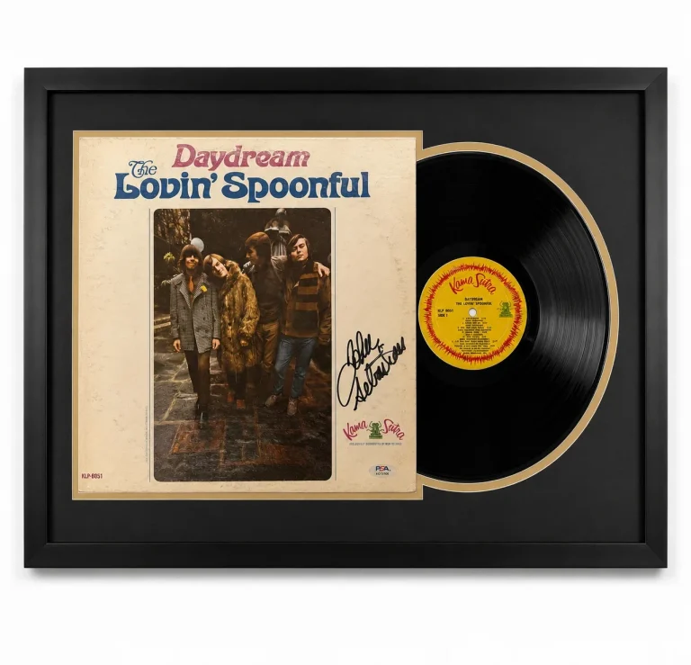 John Sebastian of The Lovin' Spoonful Signed Daydream Custom Framed Vinyl PSA