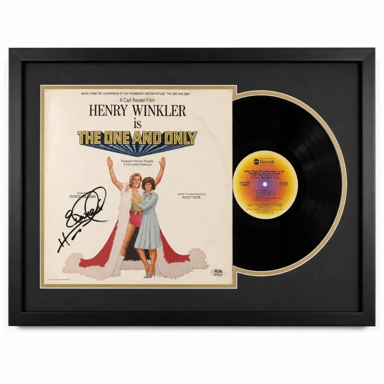 Henry Winkler Signed The One and Only Custom Framed Vinyl Album PSA Autographed