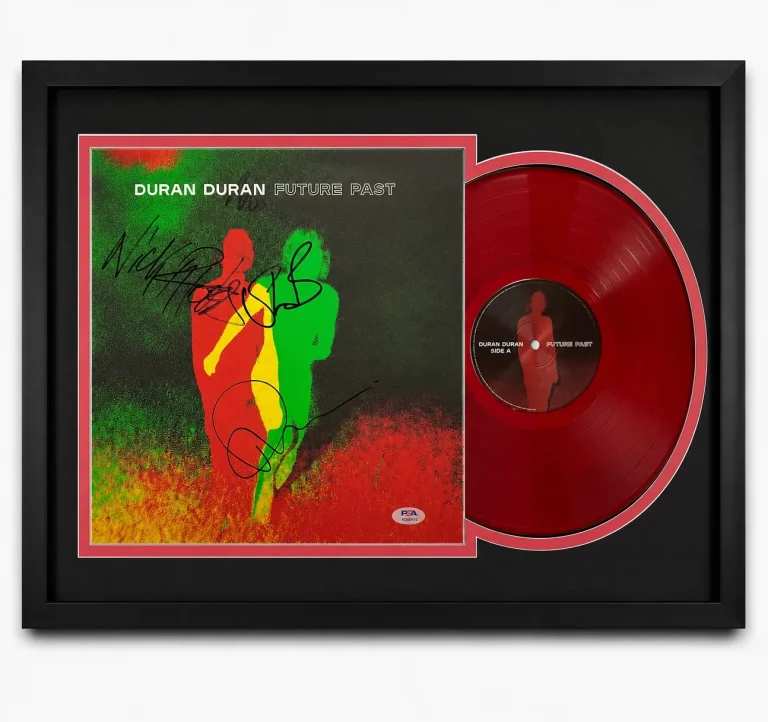 Duran Duran Signed Future Past Framed Vinyl PSA