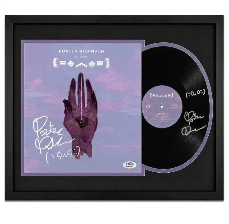 Porter Robinson Signed Divinity Sad Machine Framed Vinyl PSA Album Auth