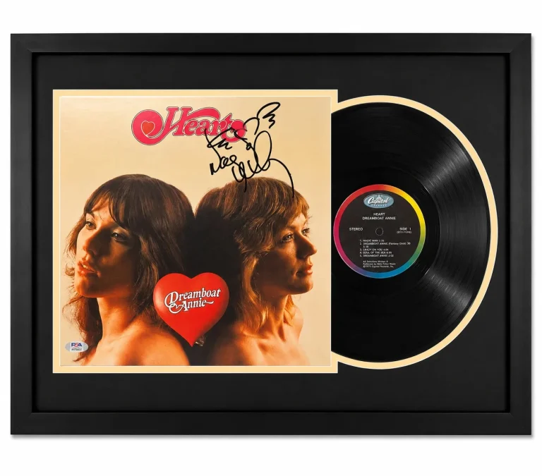 Nancy Wilson Signed Dreamboat Annie Framed Vinyl PSA Album Auth