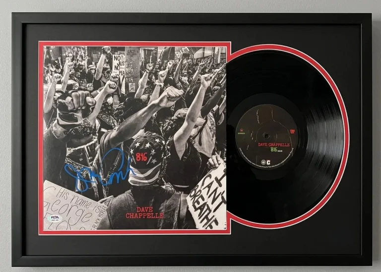 Dave Chappelle Signed 8:46 Framed Vinyl PSA Album Auth