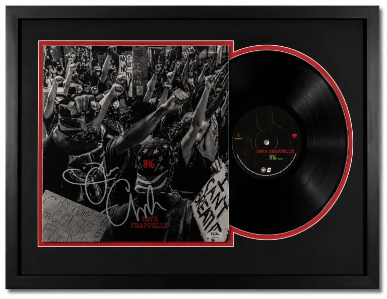 Dave Chappelle Signed 8:46 Framed Vinyl PSA Album Auth