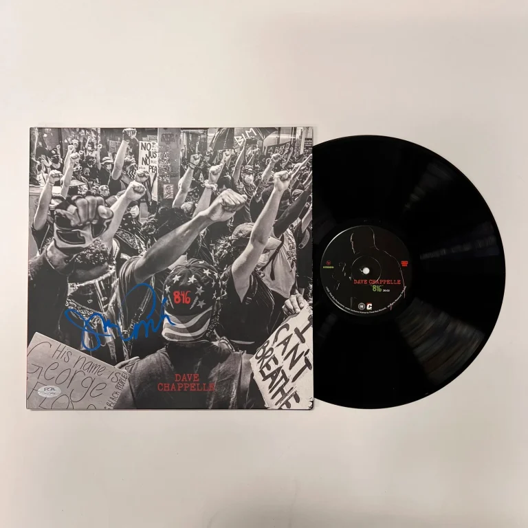 Dave Chappelle Signed 8:46 Vinyl PSA Album Auth