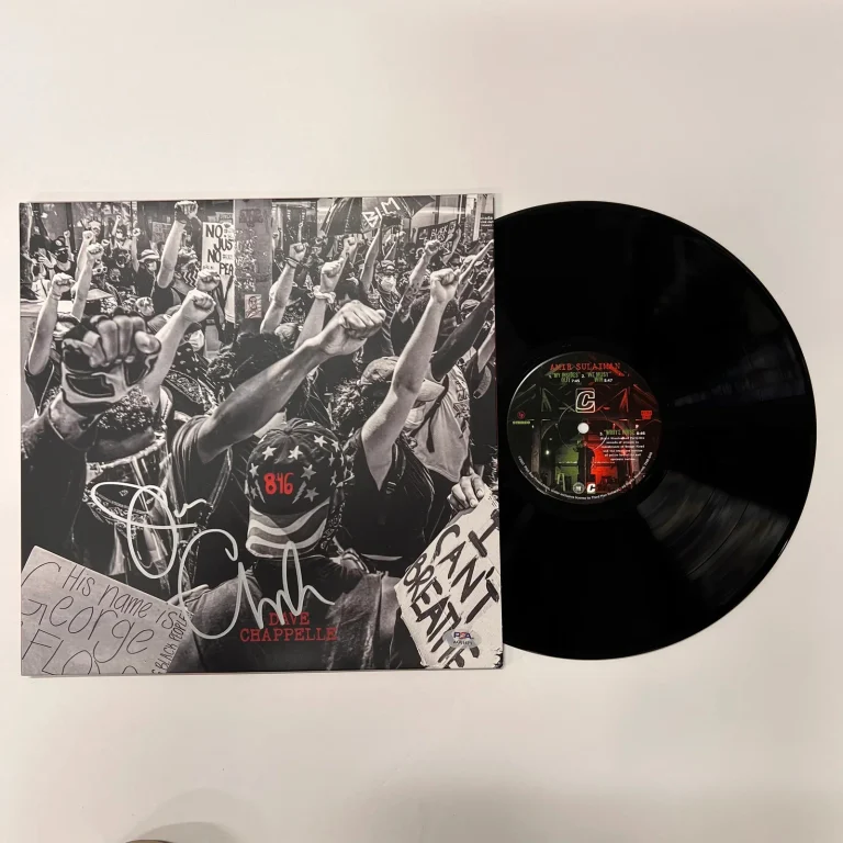 Dave Chappelle Signed 8:46 Vinyl PSA Album Auth