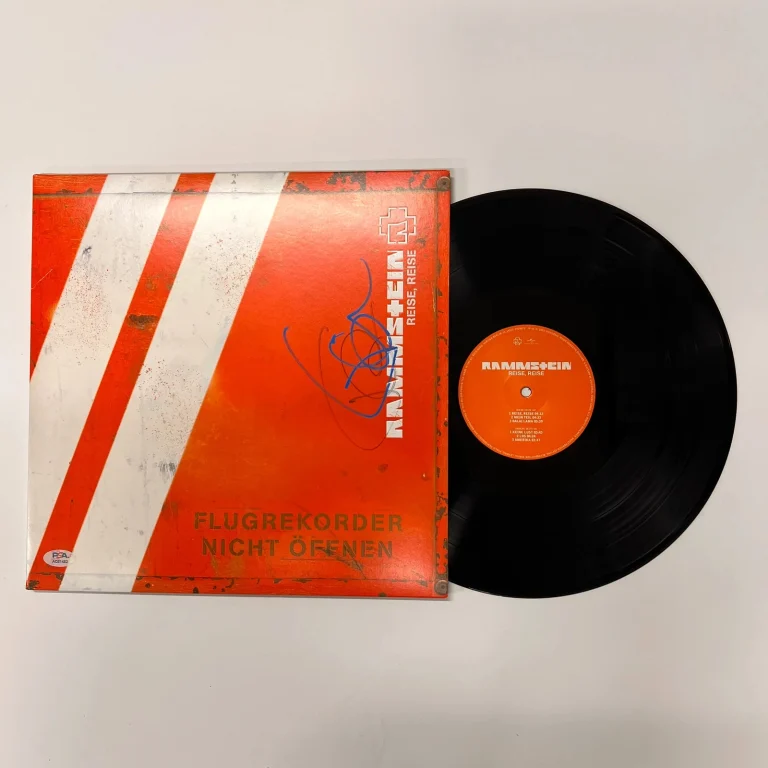 Till Lindemann of Rammstein Signed Reise, Reise Vinyl Album PSA