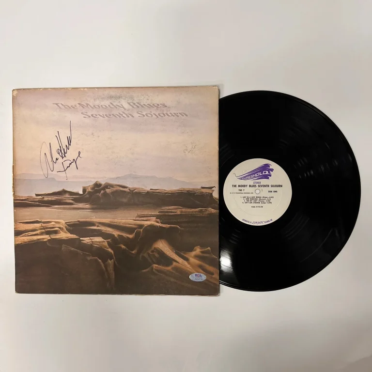 Alan Hewitt Signed Seventh Sojourn Vinyl PSA Album Auth