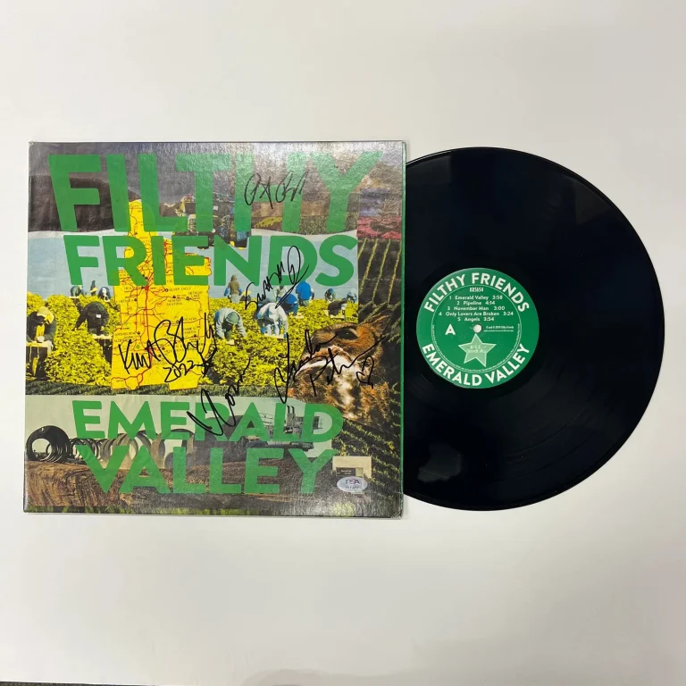 Filthy Friends Signed Emerald Valley Vinyl PSA