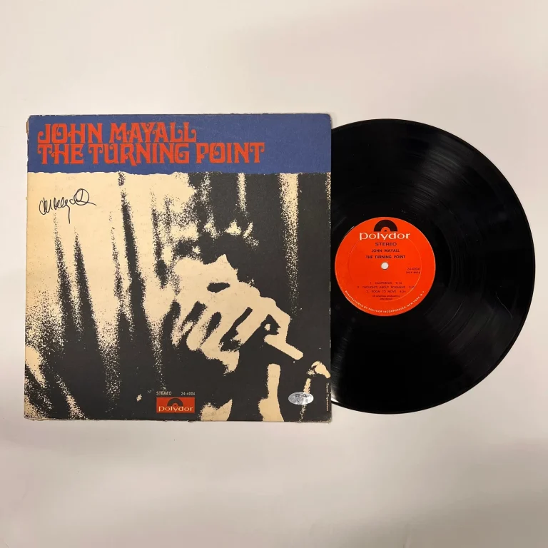 John Mayall Signed The Turning Point Vinyl PSA Album Auth