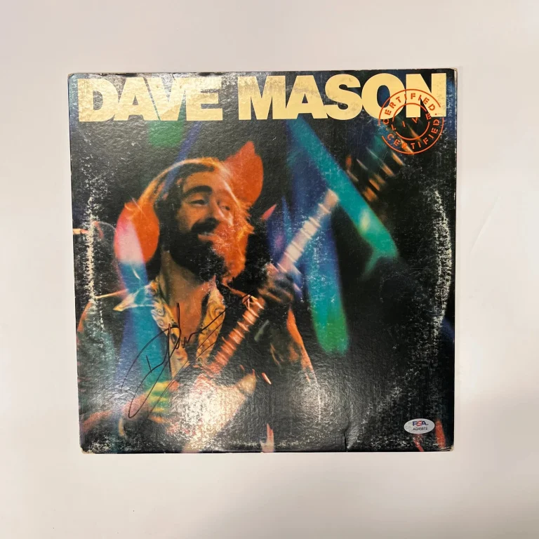 Dave Mason Signed Certified Live Vinyl PSA Album Auth