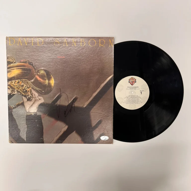 David Sanborn Signed Taking Off Vinyl Album PSA