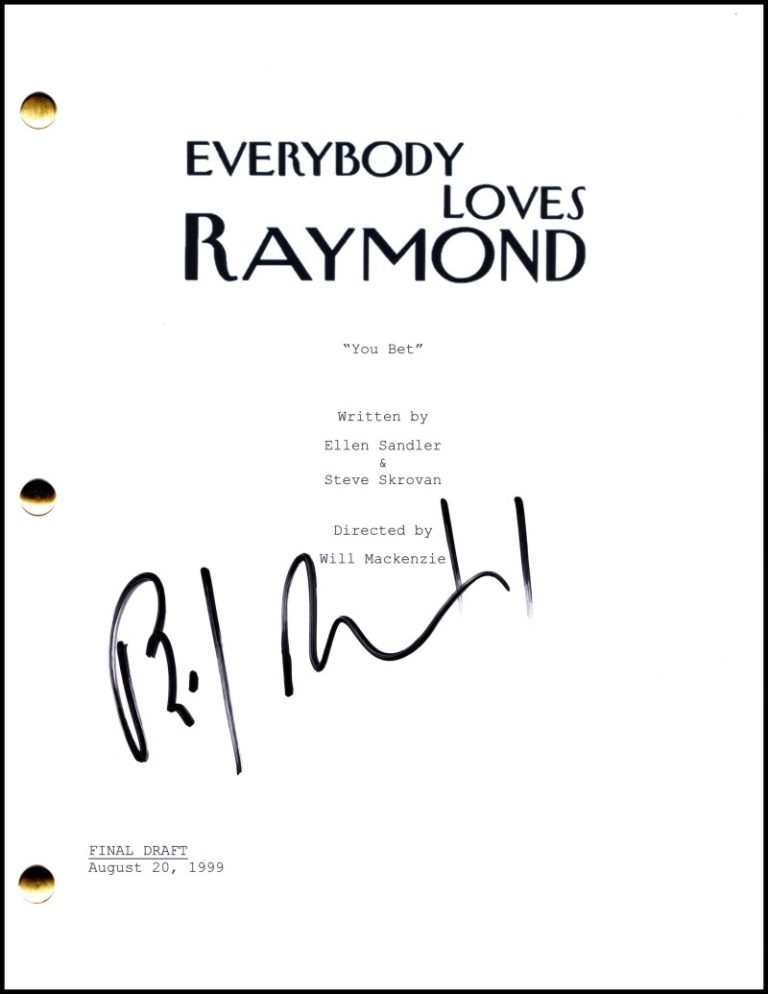 Phil Rosenthal Signed Autograph Everybody Loves Raymond Full Script Screenplay