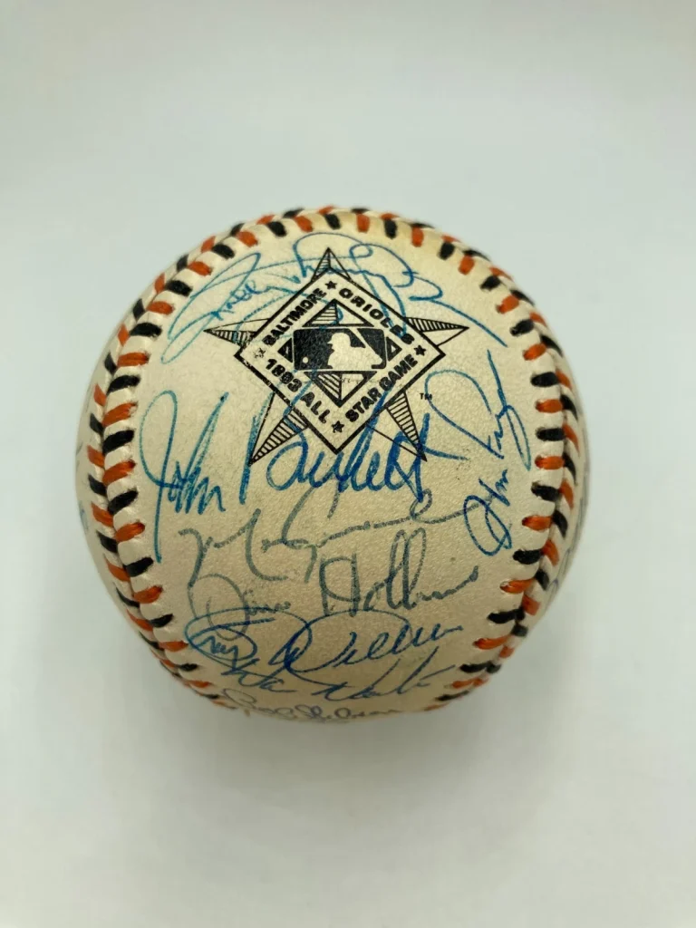 1993 All Star Game Team Signed Baseball 32 Sigs Barry Bonds Tony Gwynn JSA COA