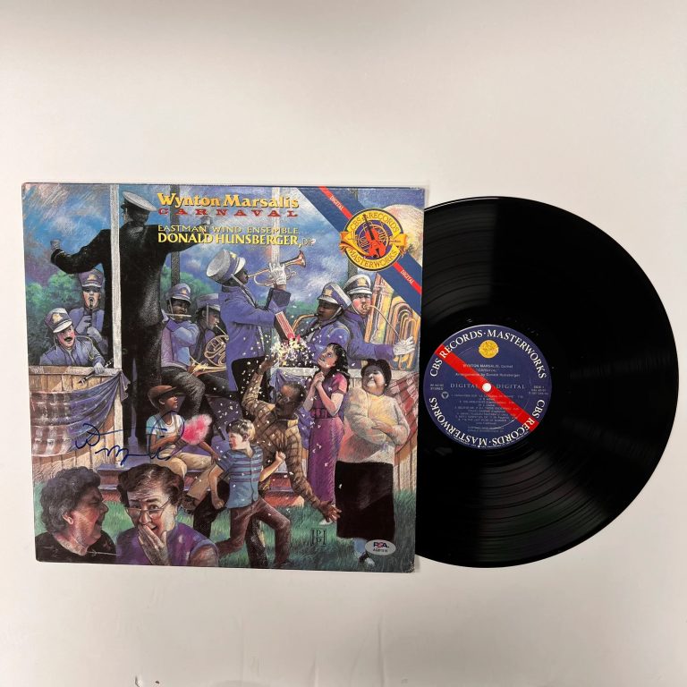 Wynton Marsalis Signed Carnaval Vinyl Album PSA Auth