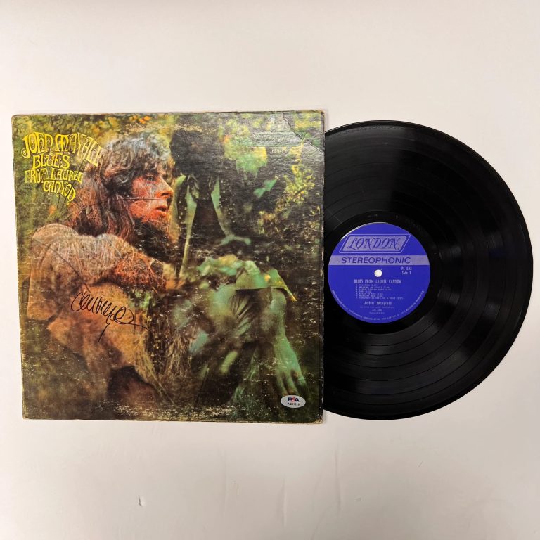 John Mayall Signed Blues from Laurel Canyon Vinyl Album PSA Auth
