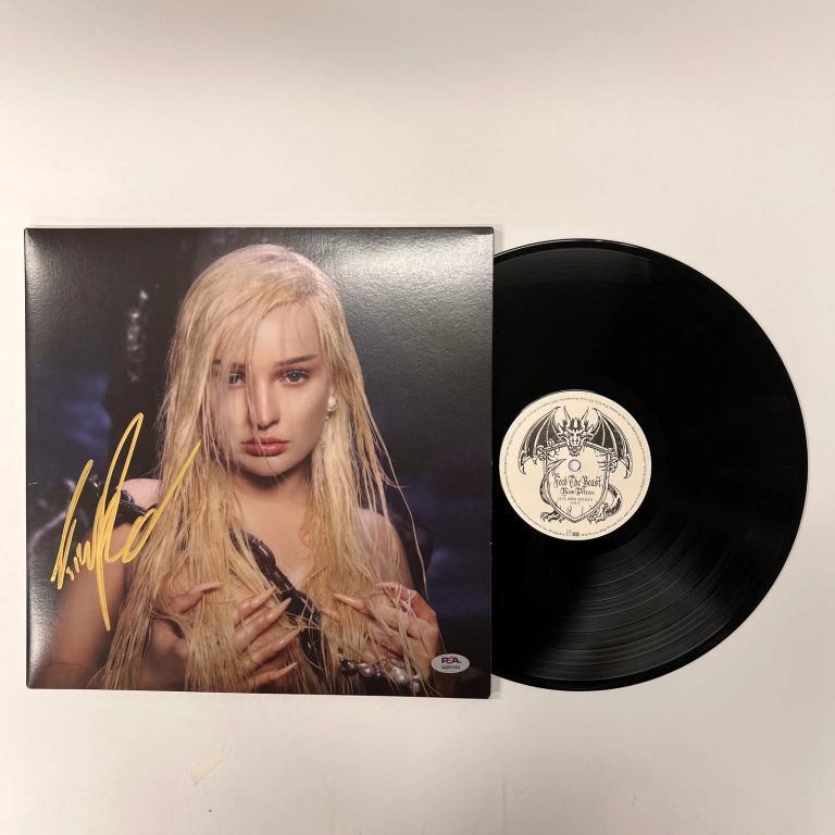 Kim Petras Signed Feed The Beast Vinyl Album PSA Autographed