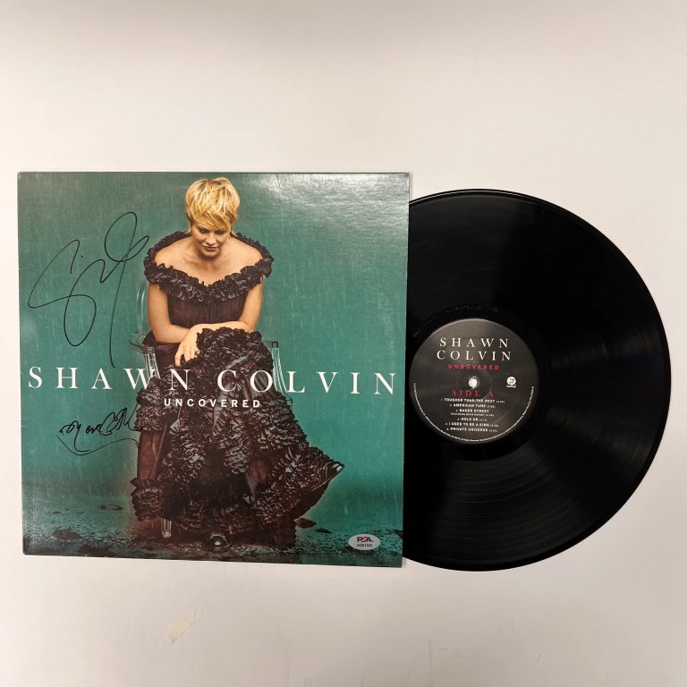 Shawn Colvin Signed Uncovered Vinyl Album PSA Autographed