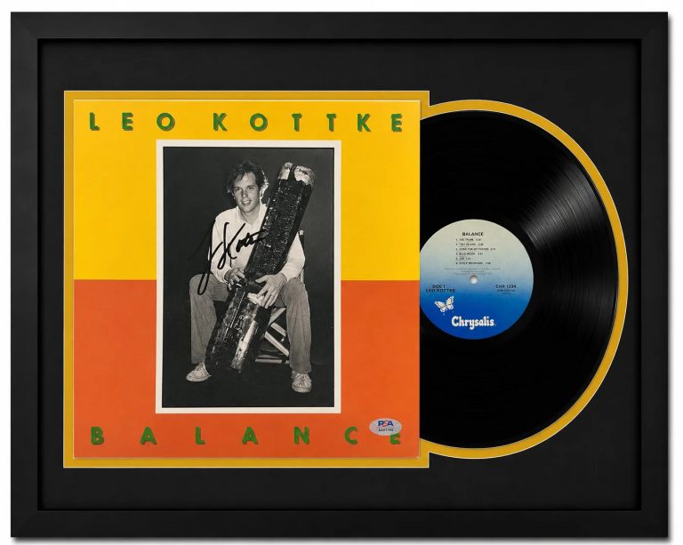 Leo Kottke Signed Balance Custom Framed Vinyl Album PSA