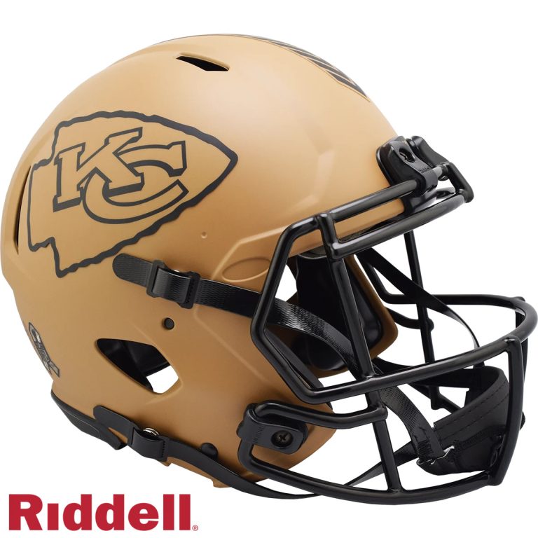 Kansas City Chiefs Full Size Authentic 2023 STS Helmet Riddell New In Box 42322
