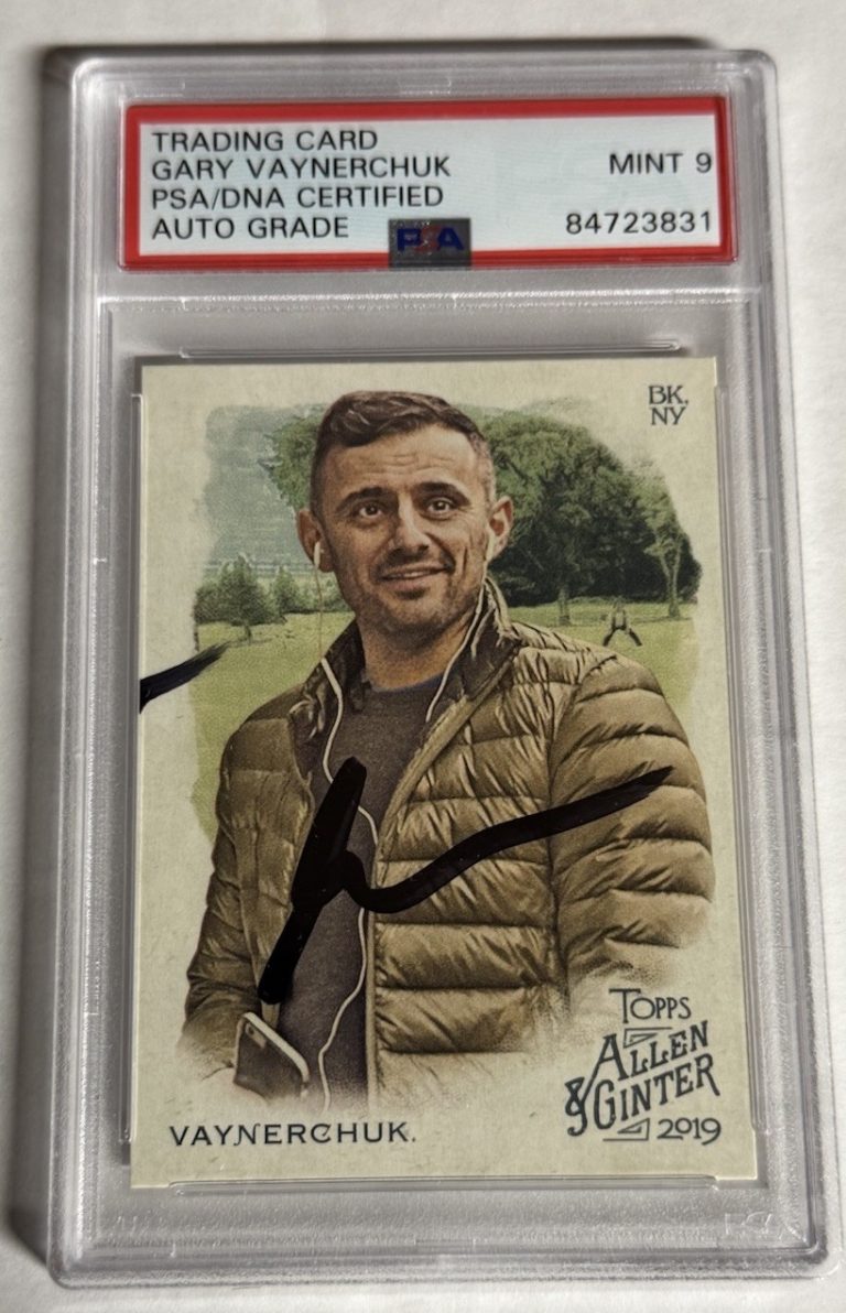 Gary Vee Vaynerchuk Auto 2019 Topps Allen & Ginter Signed PSA/DNA