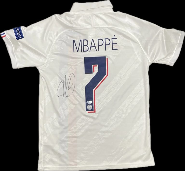 Kylian Mbappe Signed Jersey PSA Paris Saint-Germain Autographed