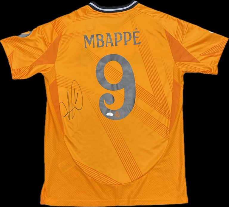 Kylian Mbappe Signed Jersey PSA Real Madrid CF Autographed