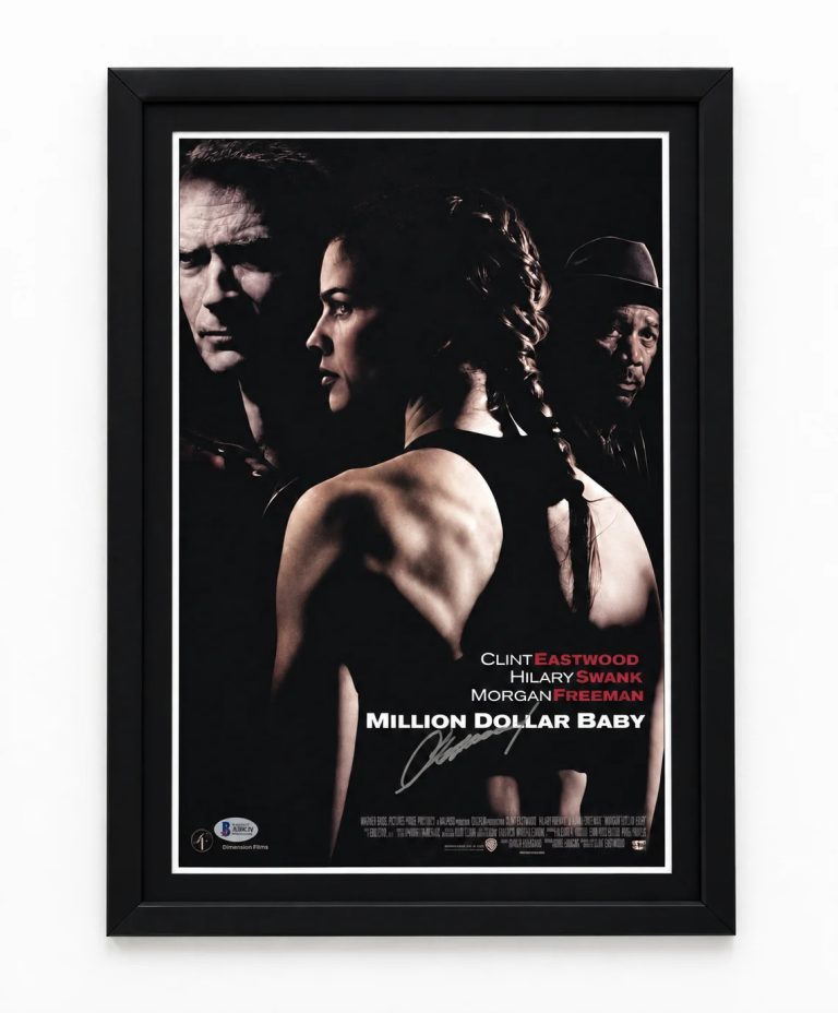 Clint Eastwood Signed 11x17 Million Dollar Baby Photo Movie Poster BAS Auth