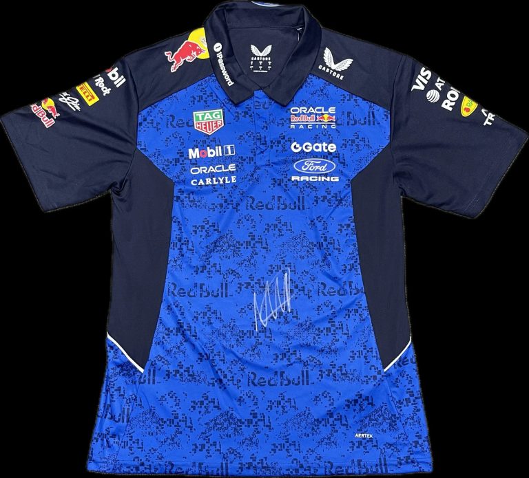 Max Verstappen Signed F1 Jersey PSA Autographed Red Bull