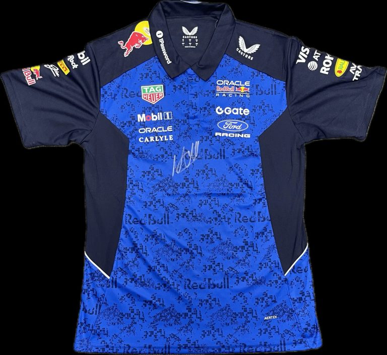 Max Verstappen Signed F1 Jersey PSA Autographed Red Bull